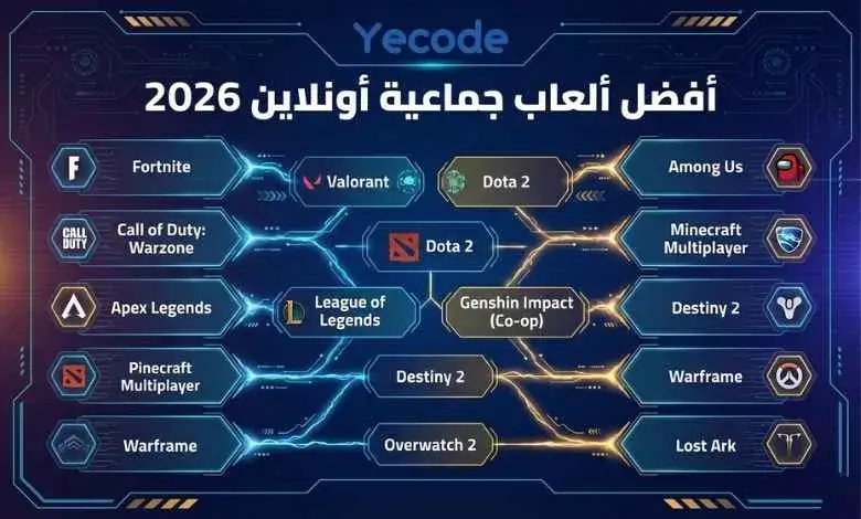 ألعاب جماعية مع الأصدقاء اون لاين - أفضل ألعاب أونلاين 2026 