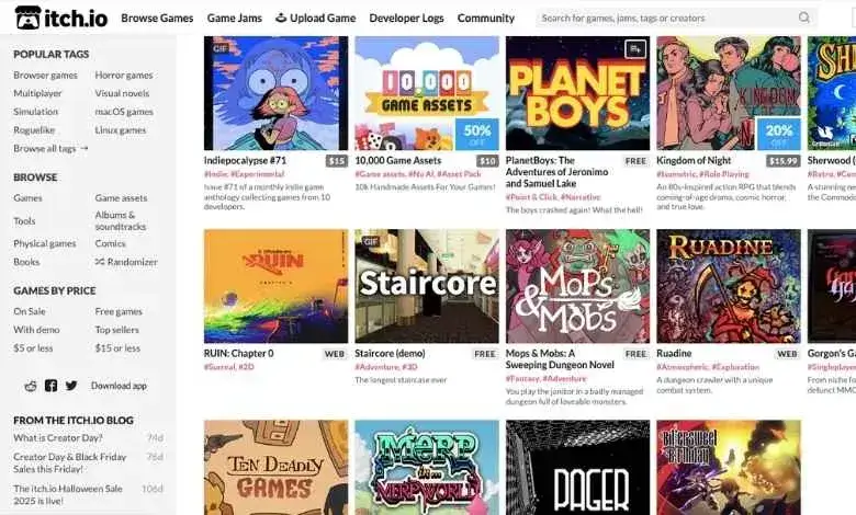 متاجر ألعاب Indie بديلة - متاجر تنزيل الالعاب متاجر ألعاب Indie بديلة - متاجر تنزيل الالعاب