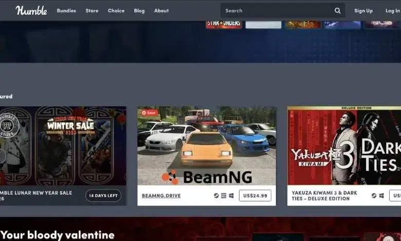 مواقع لتنزيل الالعاب بديلة رسمية - Humble Bundle Store أفضل متاجر ألعاب مجانية 2026