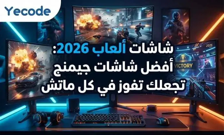 شاشات ألعاب 2026: أفضل شاشات جيمنج تجعلك تفوز في كل ماتش 1 أفضل شاشات الألعاب 2026: دليل شامل للاعبين السعوديين والعرب لاختيار الأفضل